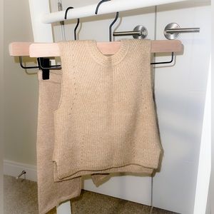 Zara Baby Tan Sweater/Pant Set